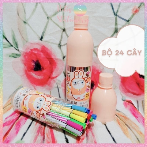 [HOTIS] Bút lông tô màu vẽ tranh gốc dầu FANGFENG- Bộ 12/18/24/36 màu