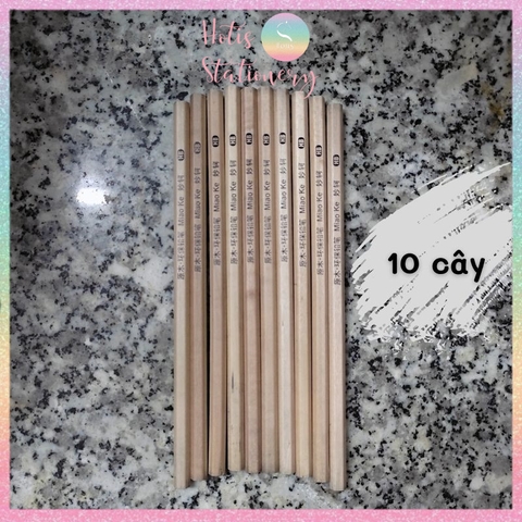 [HOTIS] Bút chì gỗ lục giác HB MIAOKE 17.5cm vẽ phác họa, ghi chú PE018