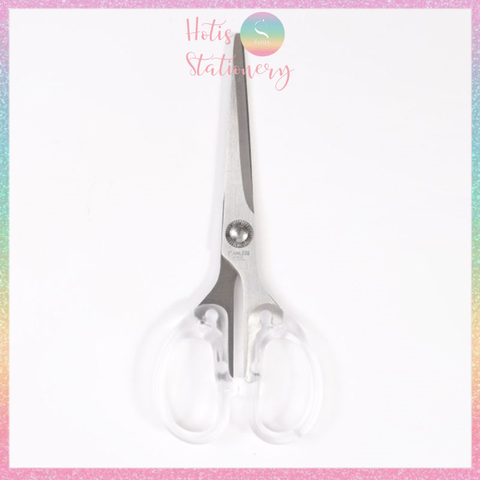 [HOTIS] Kéo cắt giấy trong suốt thiết kế xinh xắn, màu sắc sang chảnh