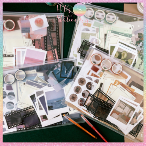 [HOTIS] Set 65 món đồ dùng làm bullet journal, trang trí bàn học, làm thiệp