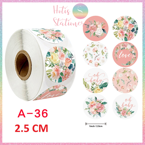[HOTIS] Sticker Thank You Bigsize, Nhãn dán cám ơn Cỡ lớn 3.8cm/ 5cm - 500 miếng