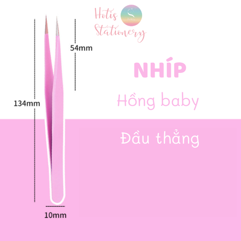 [HOTIS] Nhíp gắp sticker TWEEZERS/ KW-triO dùng trong bullet journal, nhíp gắp đầu cong đầu thẳng