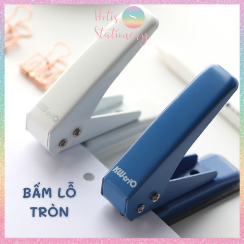 [HOTIS] VER 1 / VER 2 Bấm lỗ tròn 1 lỗ KW-triO dùng cho sổ còng binder DIY bullet journal