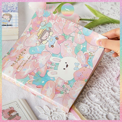 [HOTIS] Sổ tay bìa da mềm Simno Dorothy size vuông 16x16cm - 192 trang