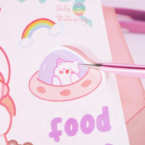 [HOTIS] Nhíp gắp sticker TWEEZERS/ KW-triO dùng trong bullet journal, nhíp gắp đầu cong đầu thẳng