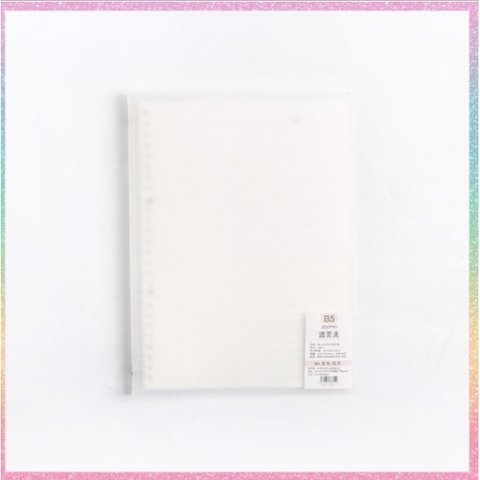 [HOTIS] Binder A5/ B5 bìa còng nhiều màu có dây nơ - Kèm 30 tờ giấy