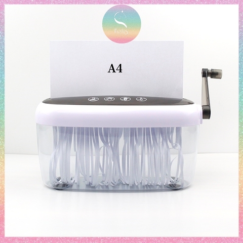 [HOTIS] Máy cắt giấy vụn, máy cắt giấy mini, máy hủy giấy A4