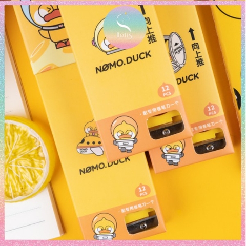 [HOTIS] Set 12 bút chì HB lục giác NOMO DUCK