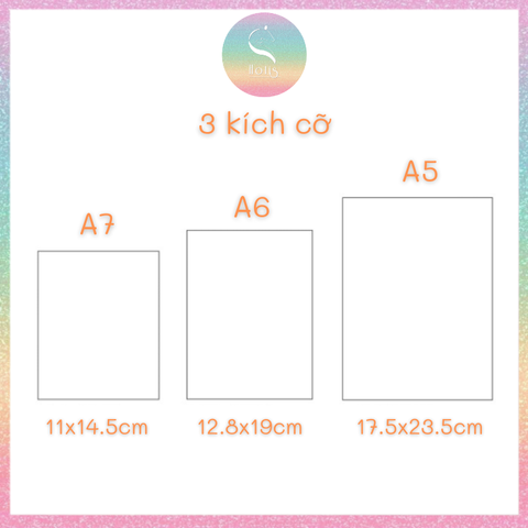 [HOTIS] Binder - Sổ còng dẻo, bìa còng dẻo - Trắng/ Đen - A7/ A6/ A5 - Không kèm giấy