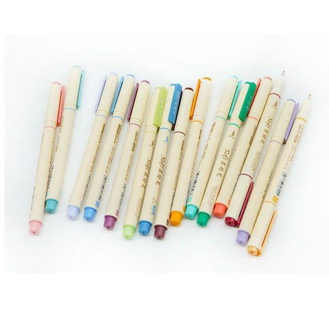 [HOTIS] 24 MÀU - Bút lông đầu mềm Soft Brush DS-827 viết calligraphy, vẽ tranh, tô màu, viết chữ thư pháp - 1 bút