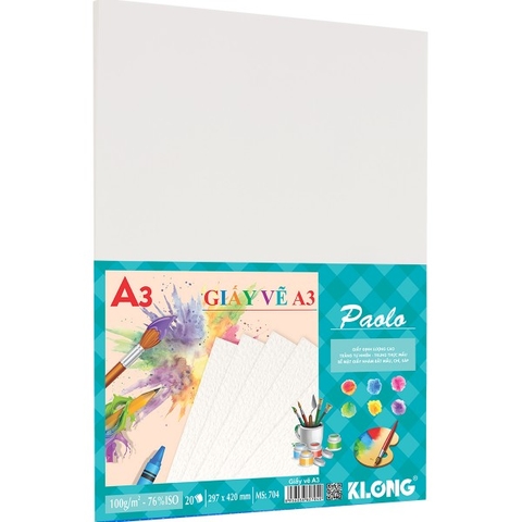 [HOTIS] Giấy vẽ KLONG A4/ A3 - 100gsm