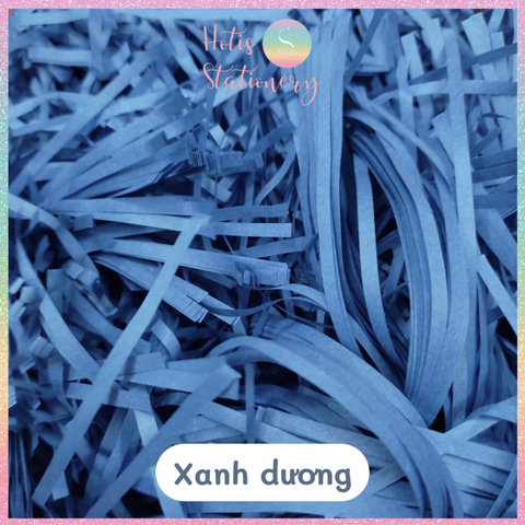 [HOTIS] Giấy rơm 3mm giấy vụn lót hộp quà giấy rơm màu pastel ngọt ngào