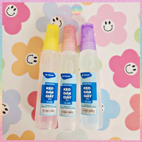 [HOTIS] Keo Dán Giấy Thiên Long TP-G08 (Chai 30ml) - Dạng Nước Độ Dính Cao, Mau Khô, Tiện Lợi Cho Học Sinh, Văn Phòng