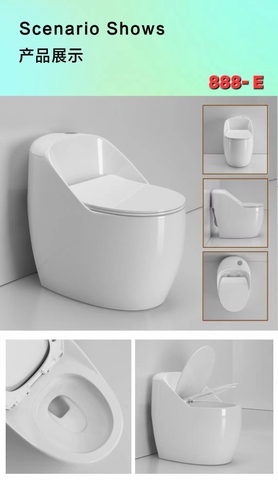 R888E Bồn cầu trứng cao cấp