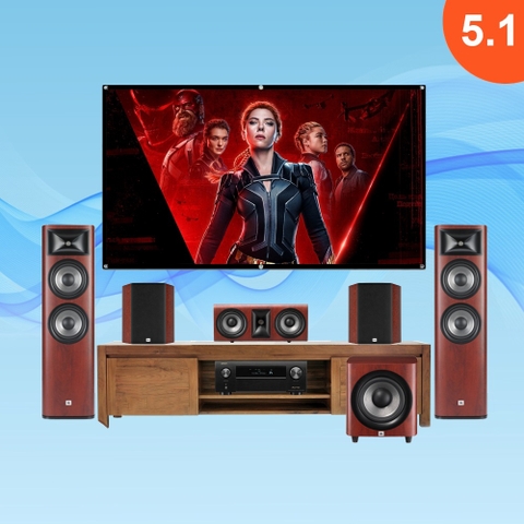 Dàn âm thanh xem phim 5.1 JBL, Denon LA302