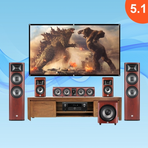 Dàn âm thanh xem phim 5.1 JBL, Denon LA308