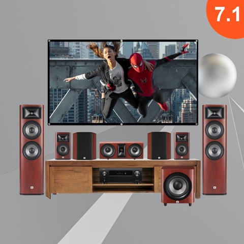 Dàn âm thanh xem phim 7.1 JBL, Denon LA305