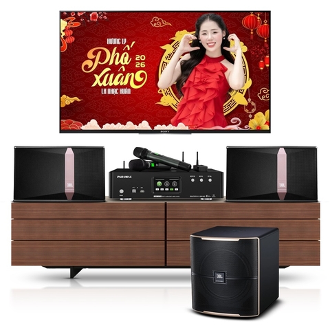 Dàn karaoke JBL LA40-2 (loa JBL KP512 + sub Pasion 12SP + amply Euro A700)