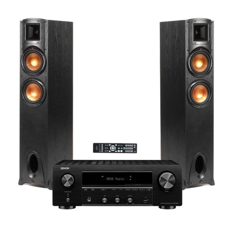 Dàn nghe nhạc Klipsch F-200 và Denon DRA-800H