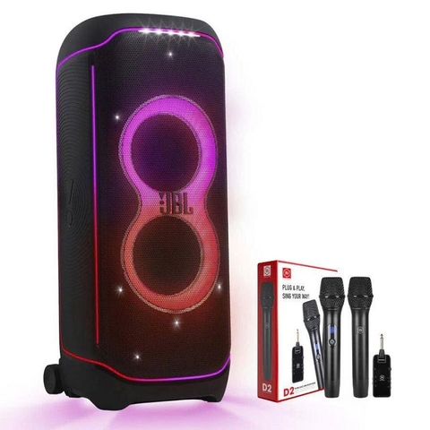 Combo P11: Loa JBL Partybox + mic Alpha Works D2