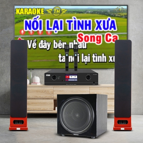 Dàn karaoke LAVIP6 (Loa Diva 821 + amply MK-990 Pro + sub LS-12A)