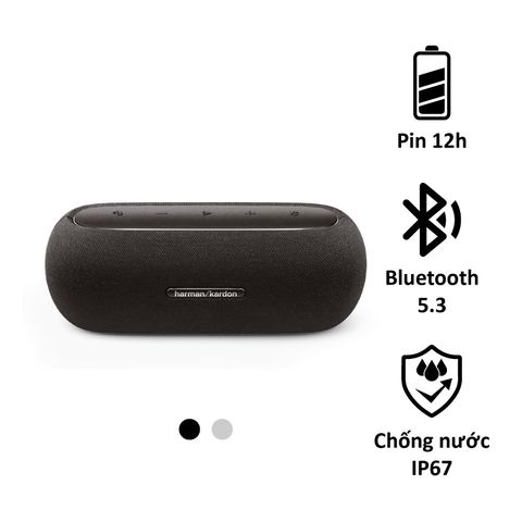 Loa Harman Kardon Luna chính hãng, thiết kế di động, pin 12 giờ