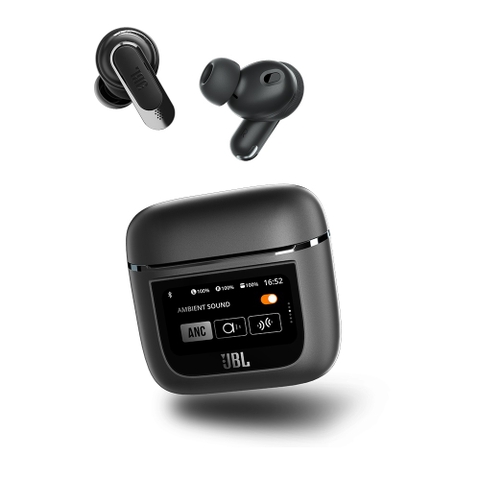 Tai nghe True Wireless JBL Tour Pro 2, màn hình cảm ứng