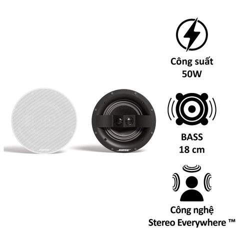 Loa âm trần Bose Virtually Invisible 791 II chính hãng, trả góp 0%