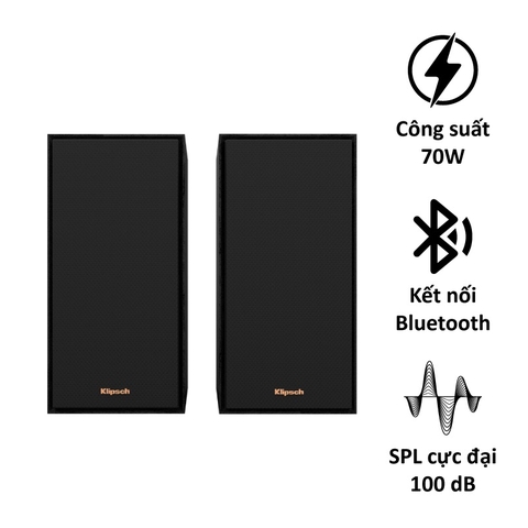 Loa Klipsch R-40PM công suất 70W, tích hợp phono amplifier