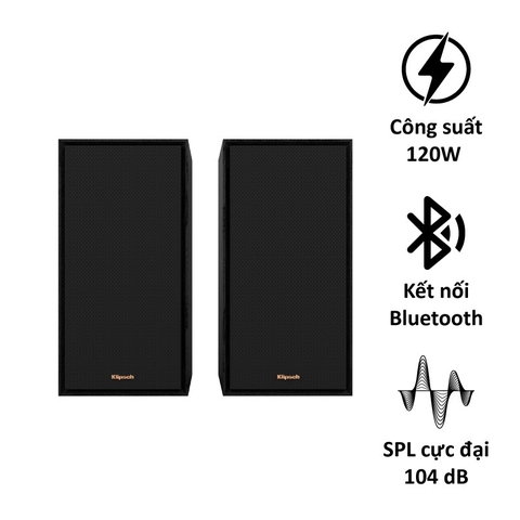 Loa Klipsch R-50PM tích hợp phono amplifier, công suất 120W
