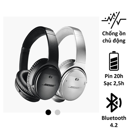 Tai nghe Bluetooth chống ồn Bose QuietComfort 35 II chính hãng