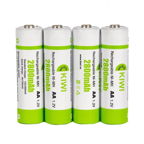 Pin sạc KiWi AA vỉ 4 viên