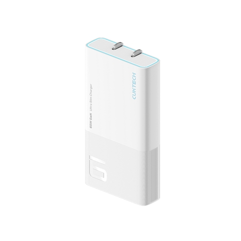 Sạc nhanh Cuktech Ultra-thin GaN Charger 65W (2C) PD3.0/PPS2.0/QC4.0 – AC65S