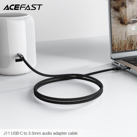 Cáp chuyển đổi âm thanh ACEFAST J11 USB-C sang 3.5mm