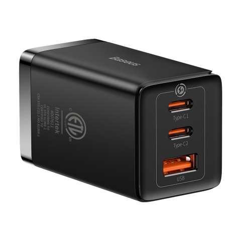Bộ Sạc Nhanh Baseus GaN5 Pro Fast Charger 2C+U 65W & Baseus Xiaobai Type-C to Type-C 100W