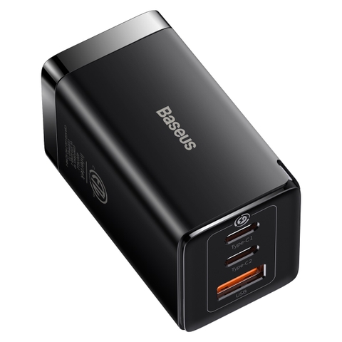 Bộ Sạc Nhanh Baseus GaN5 Pro Fast Charger 2C+U 65W & Baseus Xiaobai Type-C to Type-C 100W
