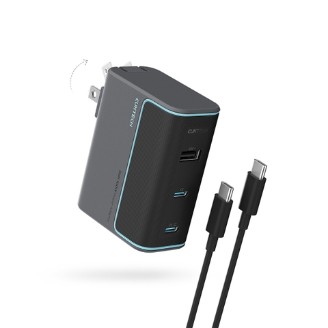 Củ Sạc Nhanh GaN CUKTECH 100W AD1003US – Hỗ Trợ PD3.1 / PPS2.0 / QC4.0 / Mi Turbo