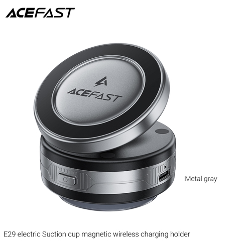Giá đỡ điện thoại từ tính kèm sạc không dây Acefast E29