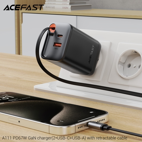 Cốc sạc ACEFAST A111 PD67W GaN