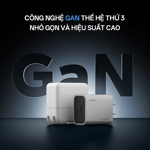 Sạc Cuktech GAN 1C 30W kèm cáp C-C (CN) A18C