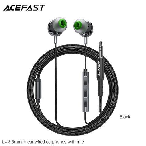 Tai Nghe Nhạc Có Dây ACEFAST L4 – Mic Chống Ồn, Jack 3.5mm