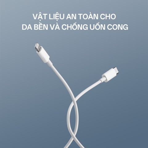 Cáp Sạc Nhanh iPhone 1m CUKTECH KLC-5497 USB-C to Lightning, MFi