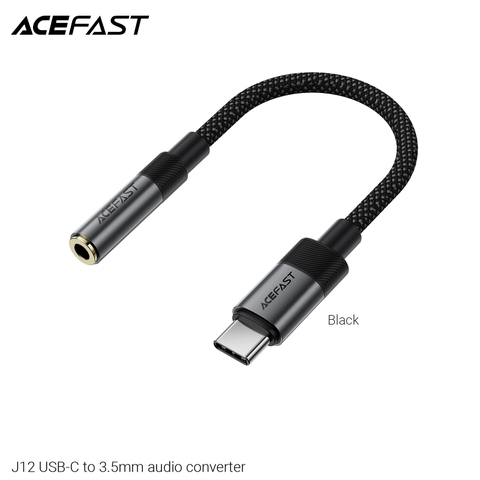 Bộ chuyển đổi âm thanh ACEFAST J12 USB-C sang 3.5mm