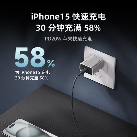 Củ Sạc Nhanh Cuktech GaN 1C 20W Mini – HA716C