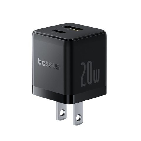 Củ Sạc Nhanh Baseus Palm C+U Charger 20W (USB + Type C Dual Port, 20W PD/QC 3.0 Multi Quick Charge Support)