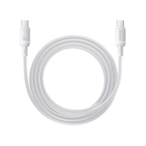 Cáp sạc nhanh Baseus Smooth Power PD 60W Type-C to Type-C truyền dữ liệu cho điện thoại, laptop
