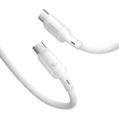 Cáp sạc nhanh Baseus Smooth Power PD 60W Type-C to Type-C truyền dữ liệu cho điện thoại, laptop