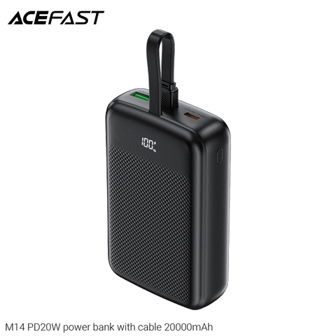 Pin Sạc Dự Phòng ACEFAST M14 – 20.000mAh, PD 22.5W, Kèm Cáp Sạc