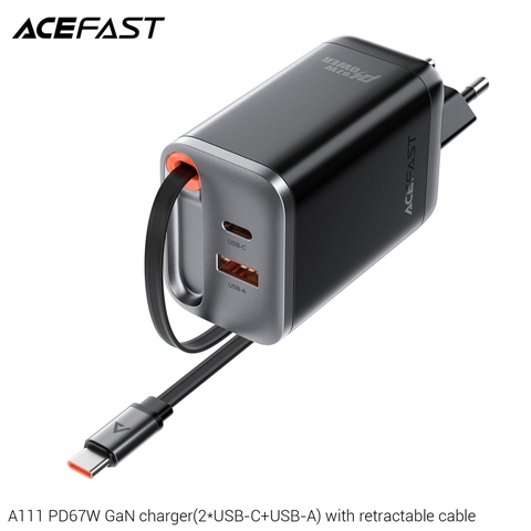 Cốc sạc ACEFAST A111 PD67W GaN