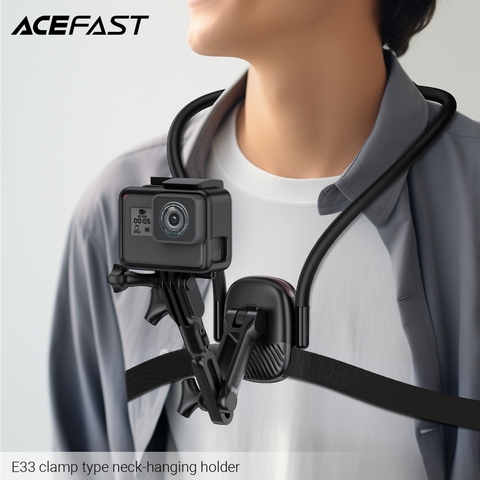 Giá đỡ điện thoại đeo cổ ACEFAST E33 (dạng kẹp)